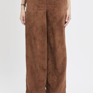 Pantalone a palazzo Dixie in velluto a costine