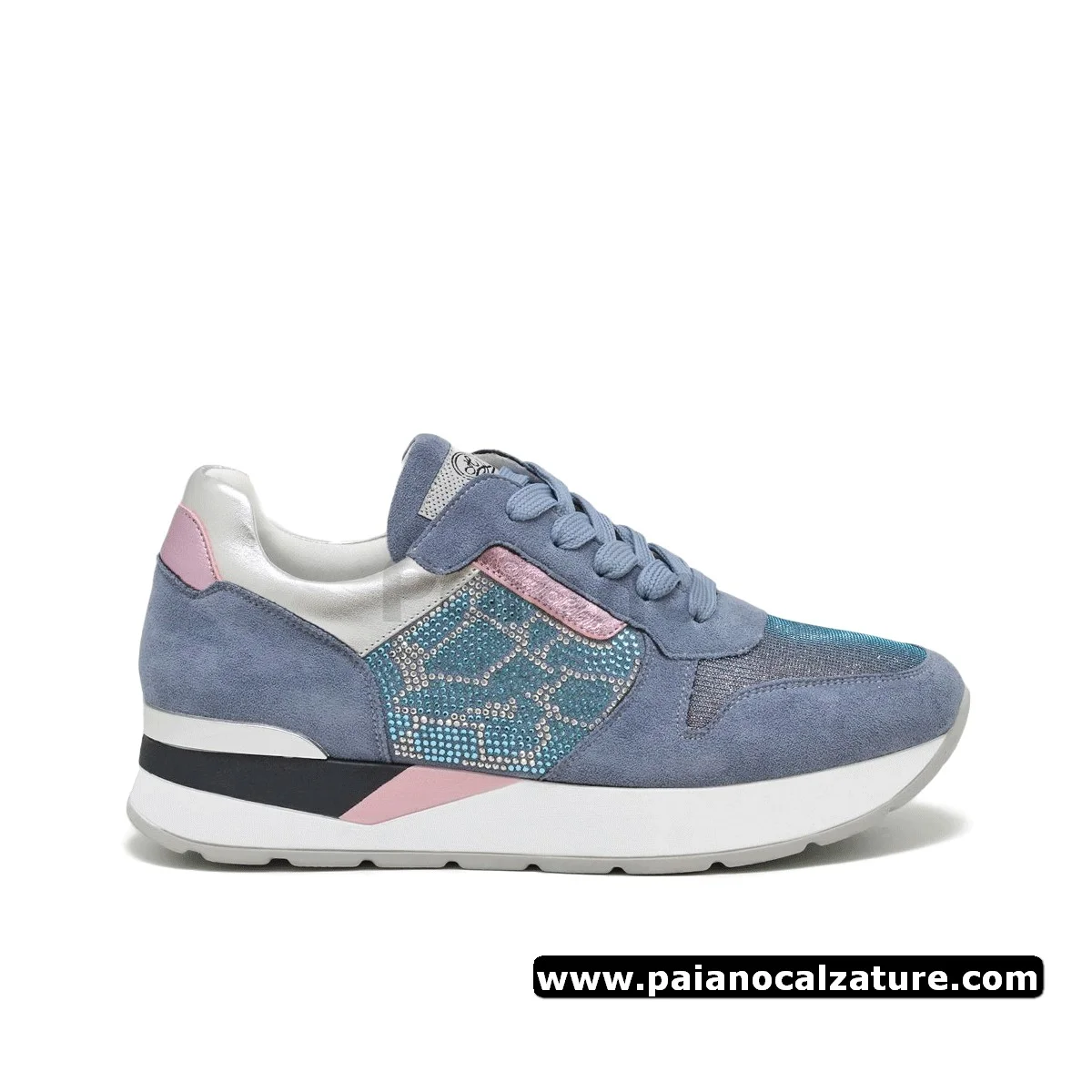Queen Helena x24-12 blu sneakers da donna - immagine 2
