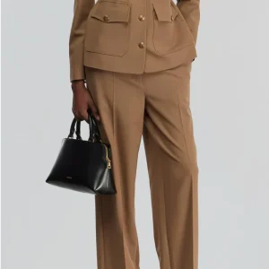 Pantalone a palazzo Semicouture "Shelby" in fresco di lana