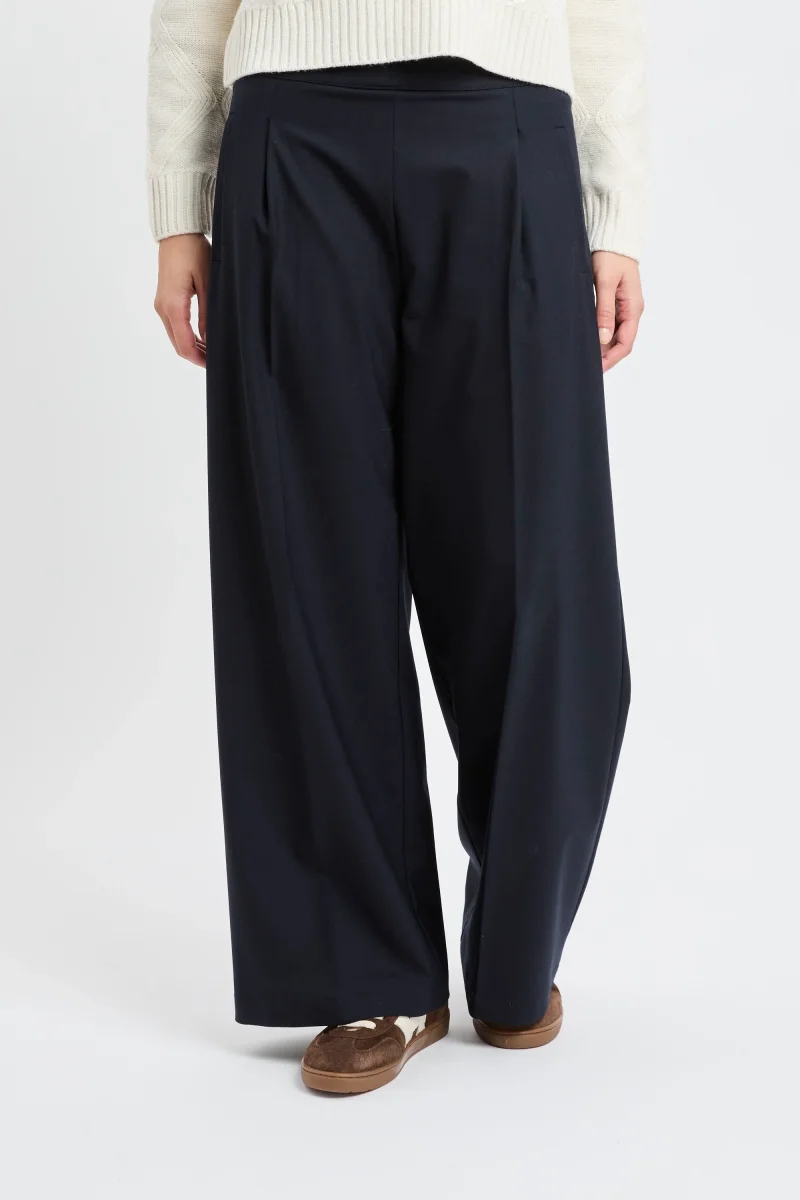 Pantalone a palazzo Semicouture in misto lana - immagine 4