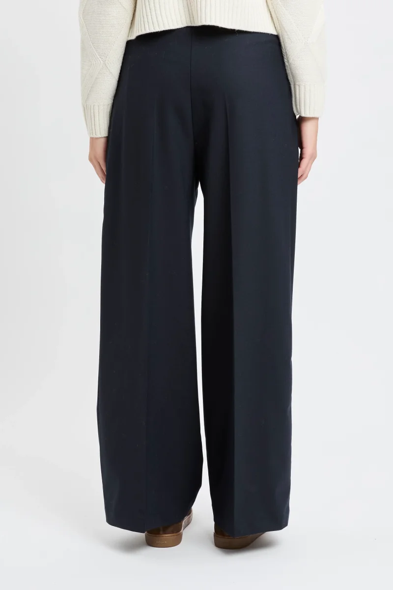 Pantalone a palazzo Semicouture in misto lana - immagine 7