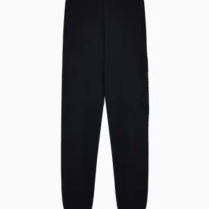 Pantalone In Felpa Logo Rilievo Vert. Uomo