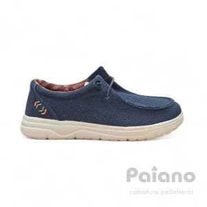 Americanino 618×00 tessuto blu jeans modello dude allacciato