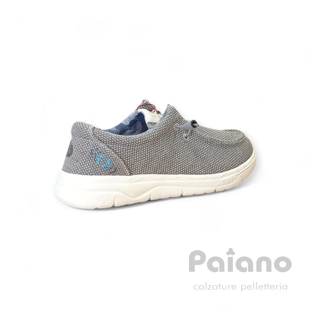 Americanino 618×00 tessuto grigio cemento modello dude allacciato - immagine 4