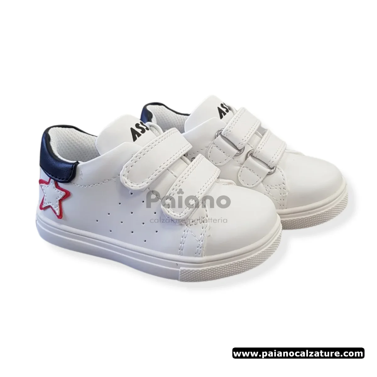 Sneakers Asso 13232 bianco pelle strappi - immagine 3