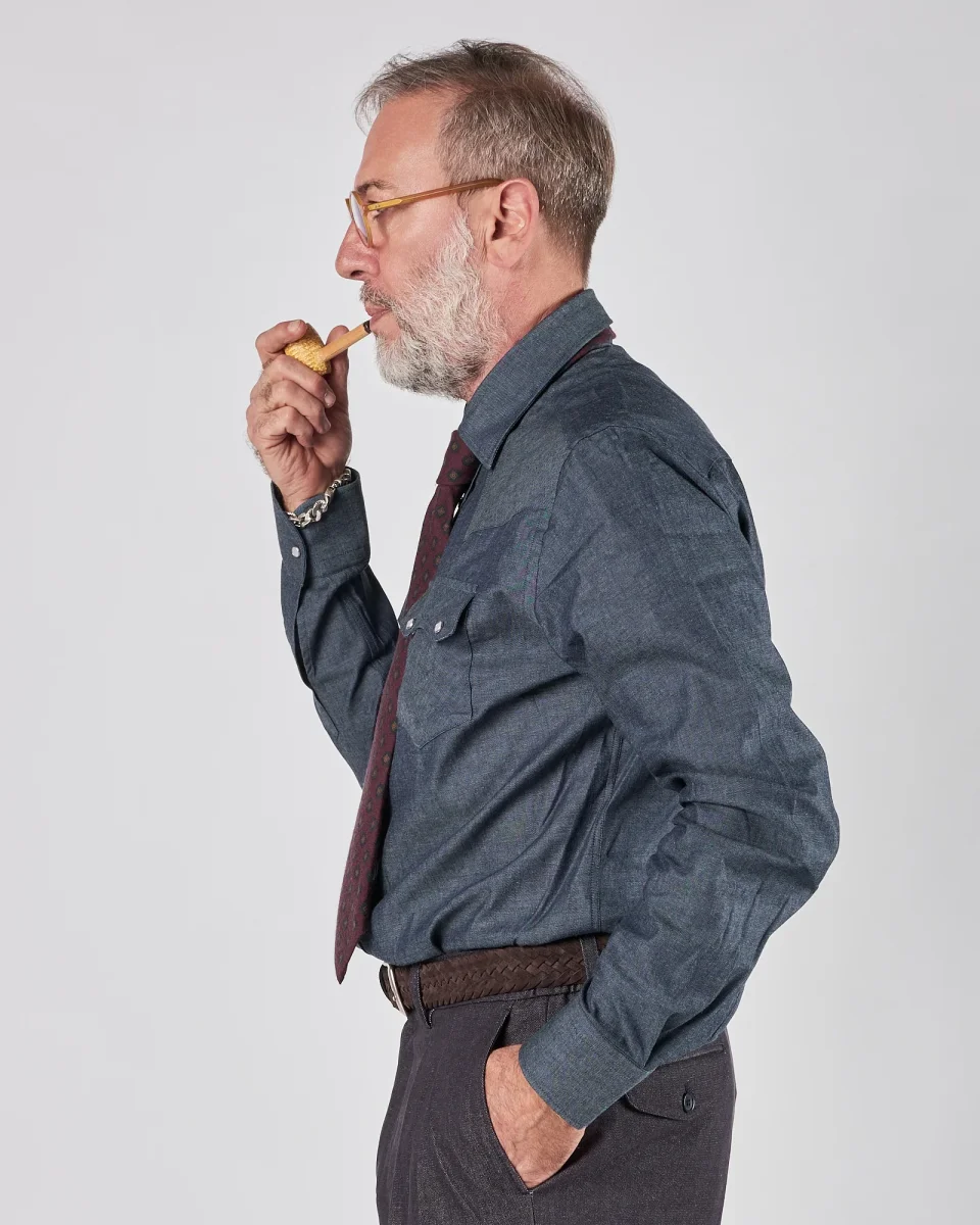 Camicia A|STORE in denim texana - immagine 3