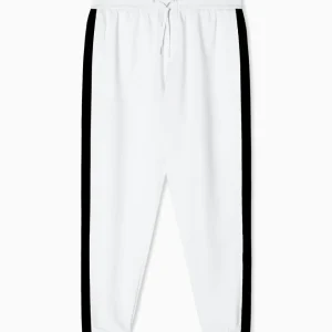 Pantalone In Felpa Con Banda Uomo