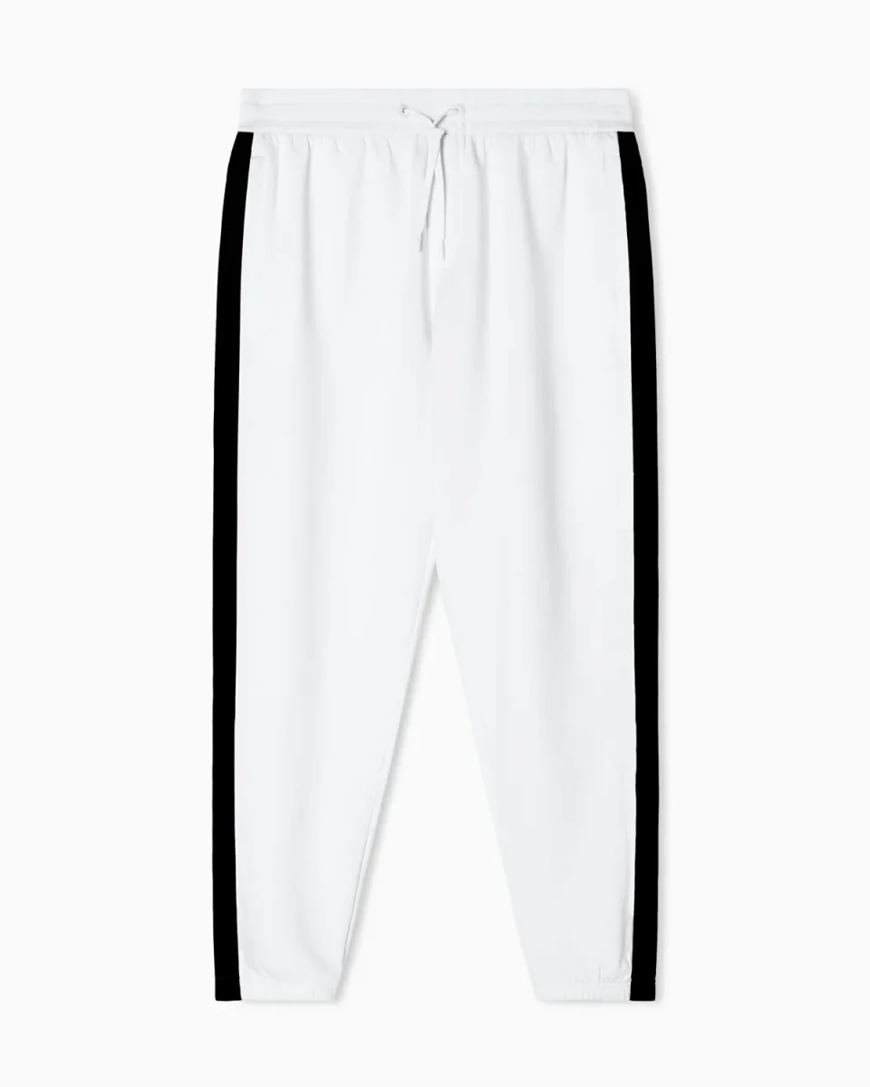 Pantalone In Felpa Con Banda Uomo - immagine 2