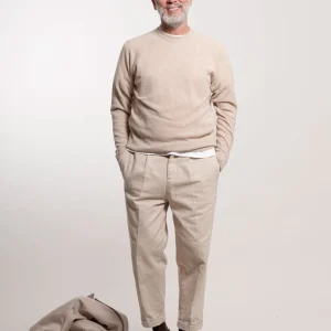 Maglia A|STORE girocollo beige