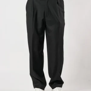 Pantalone Lbm19111 doppia pence largo nero