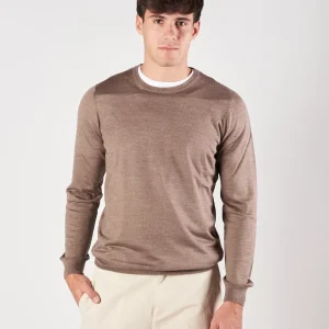 Maglia A|STORE girocollo tortora