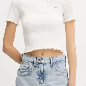 Polo Tjw Slim Smock Lavorata Logo Pc Donna