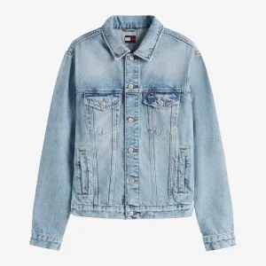 Giubbino In Jeans Rayan Bandiera Retro Uomo