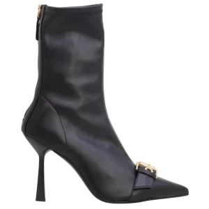 Chantal 1962 2714 tronchetto donna in pelle nera