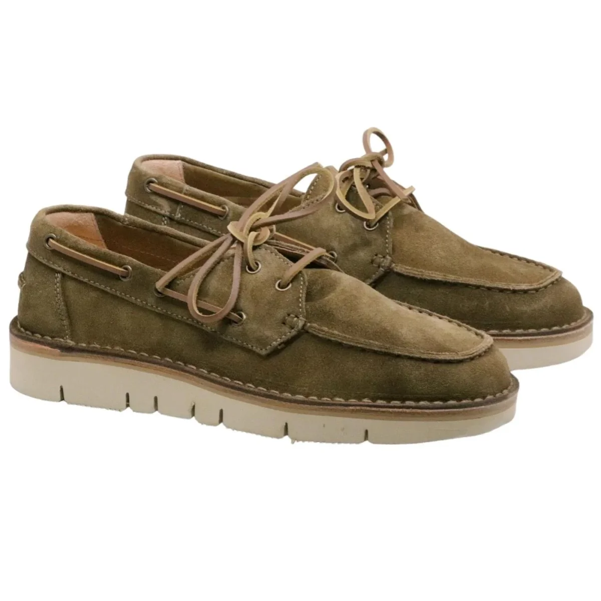 Astorflex Boatflex scarpa da barca in camoscio verde - immagine 3