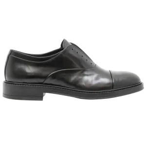 Pawelk's 15327 scarpa oxford da uomo in pelle nera