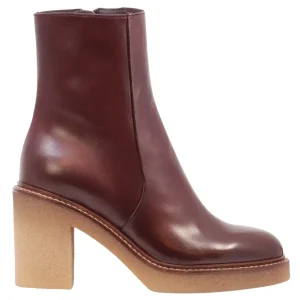 Triver Flight 527 stivaletto donna in pelle rosso rubino