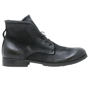 Stivaletto uomo A.S. 98 401201 in pelle nera martellata
