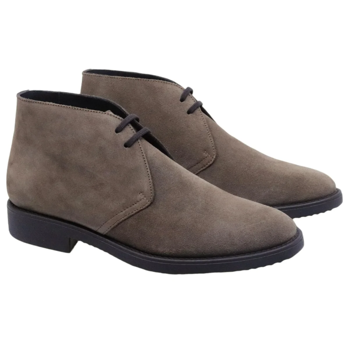 Antica Cuoieria 17671 polacchino uomo in camoscio gianduia - immagine 3