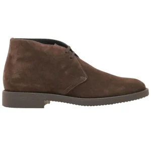 Antica Cuoieria 17671 polacchino uomo in camoscio testa di moro