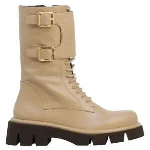 Paloma Barceló Comba stivaletto donna in nappa taupe