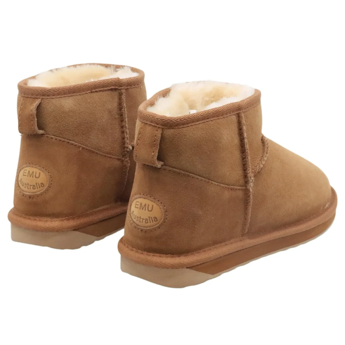 EMU Australia Stinger Micro stivaletti donna in montone marrone castagna - immagine 5