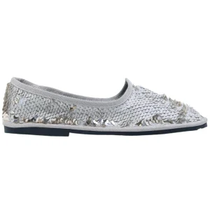 Scarpa Friulana donna Jaffè 125 in paillettes avorio