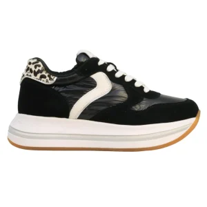 Voile Blanche Merry Sneaker donna in camoscio nero