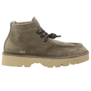 Panchic P009 polacchino uomo in suede marrone roccia