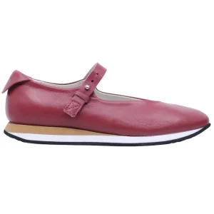 Ballerina donna Offplay Dance in pelle bordeaux