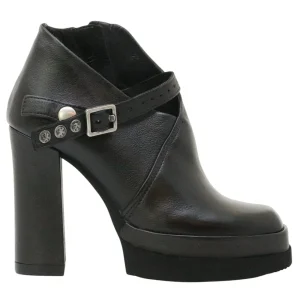 AS98 A53125 scarpa donna in pelle nera