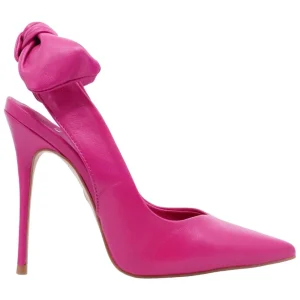 Slingback donna Carrano 404052 in pelle di colore fucsia
