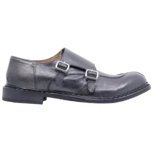 Scarpa uomo con doppia fibbia Crispiniano 6092