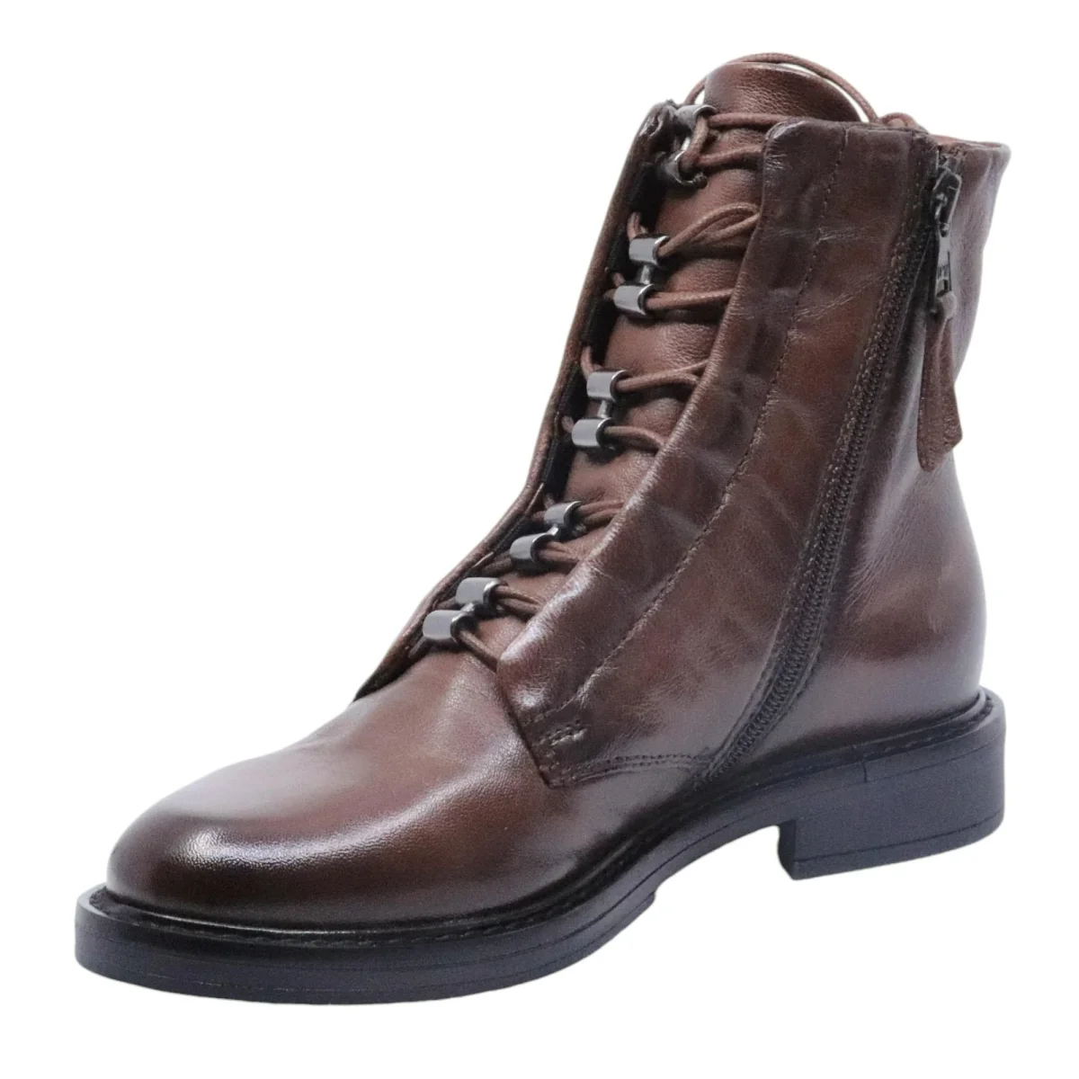 Anfibio Mjus T81205 da donna in pelle marrone - immagine 5