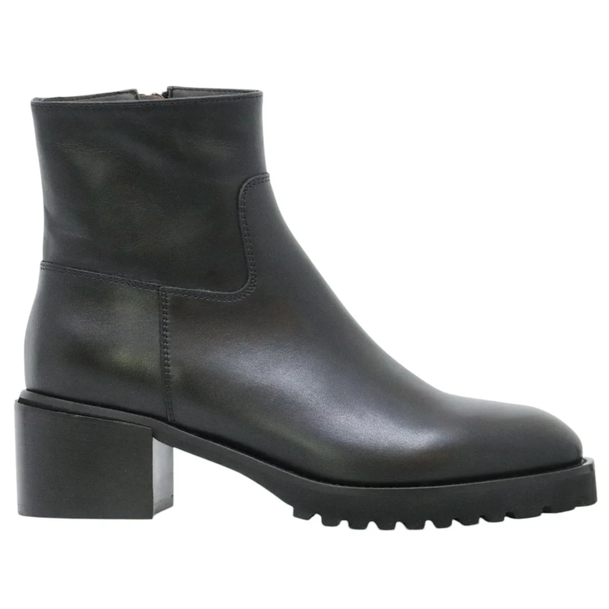 Triver Flight 676 02 stivaletto donna in pelle nera - immagine 2