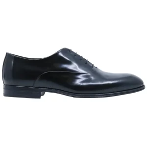 Scarpa Oxford uomo Corvari in pelle spazzolata nera