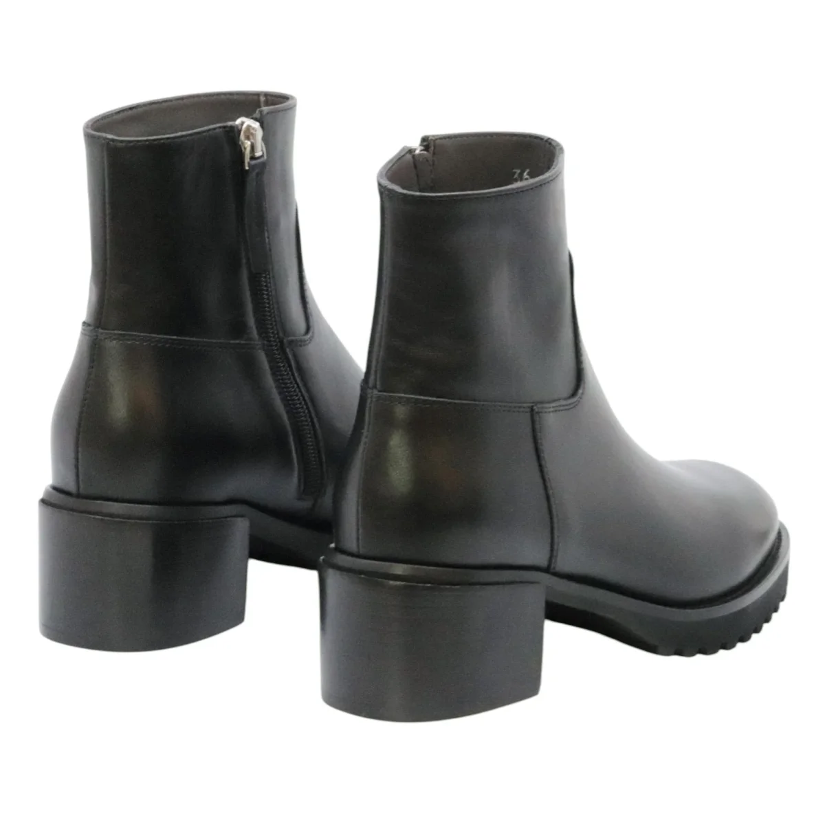 Triver Flight 676 02 stivaletto donna in pelle nera - immagine 5