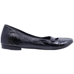 Ballerina donna Kudetà 414500 in pelle nera in vernice