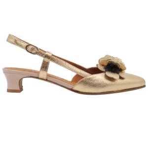Chie Mihara Bri slingback donna in pelle platino