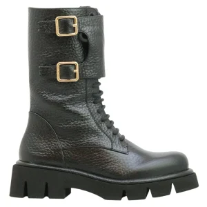 Paloma Barceló Comba stivaletto donna in nappa nera