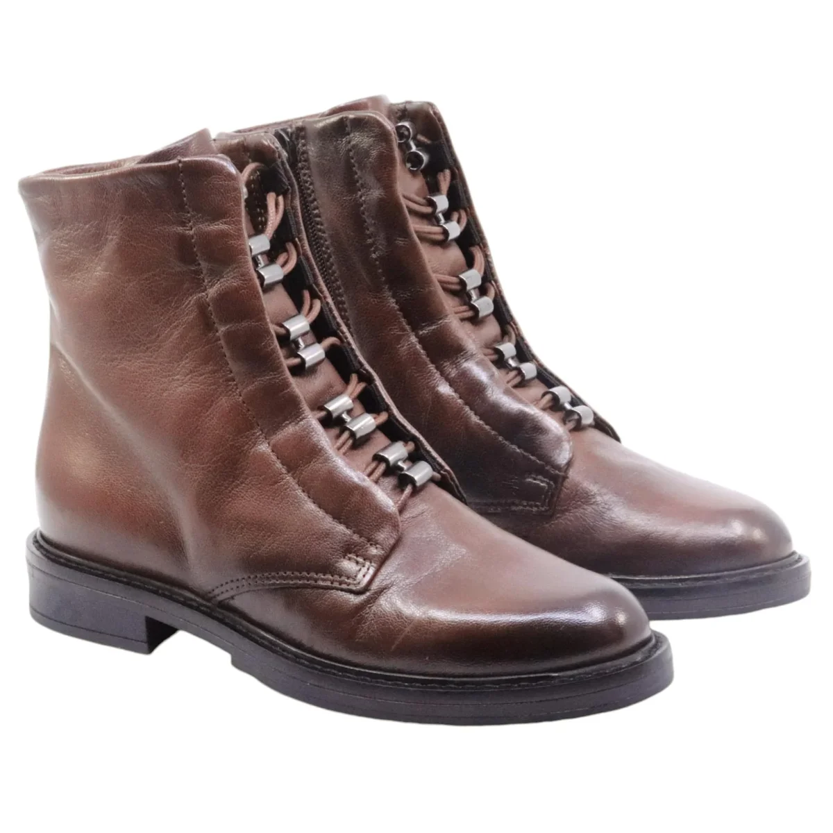 Anfibio Mjus T81205 da donna in pelle marrone - immagine 3