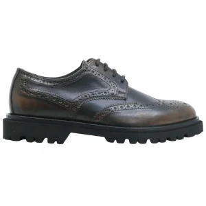 Scarpa Derby Antica Cuoieria 22755 in pelle nera