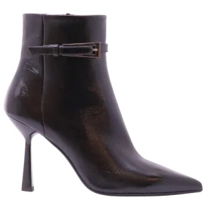 Chantal 2732 tronchetto donna pelle verlux nera