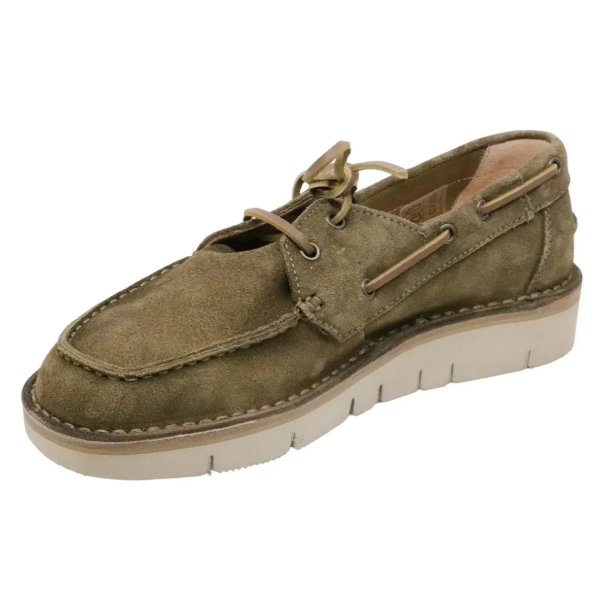 Astorflex Boatflex scarpa da barca in camoscio verde - immagine 5