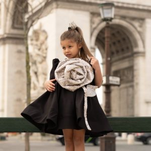 Abito rose paillettes