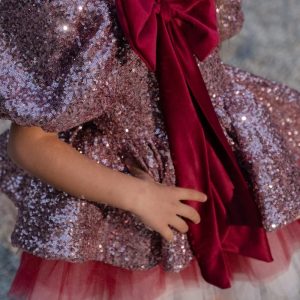 Abito bimba shine in bordeaux