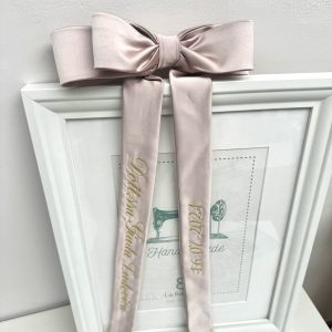 Fiocco laurea cipria