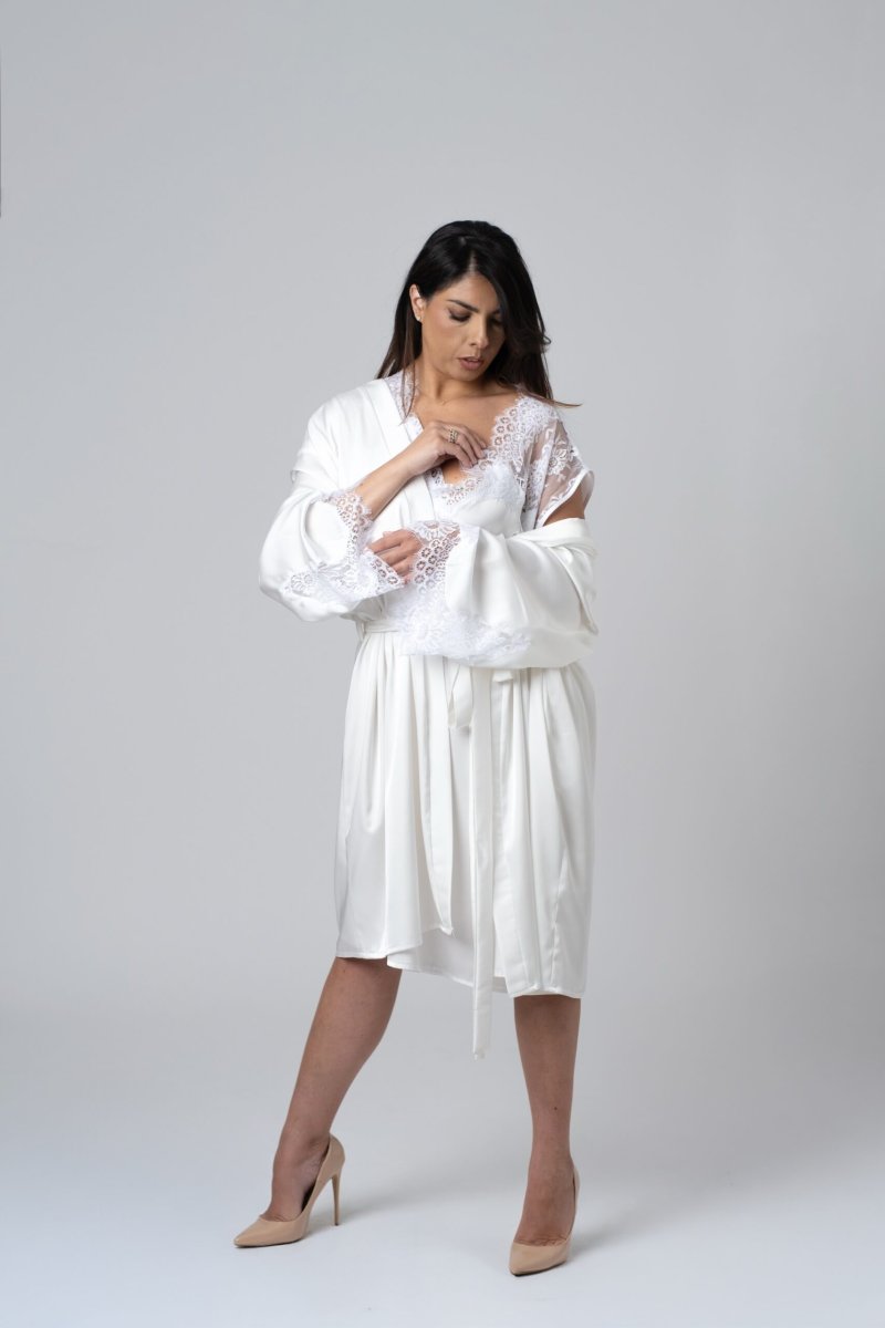 Kimono bride con sottoveste - immagine 5