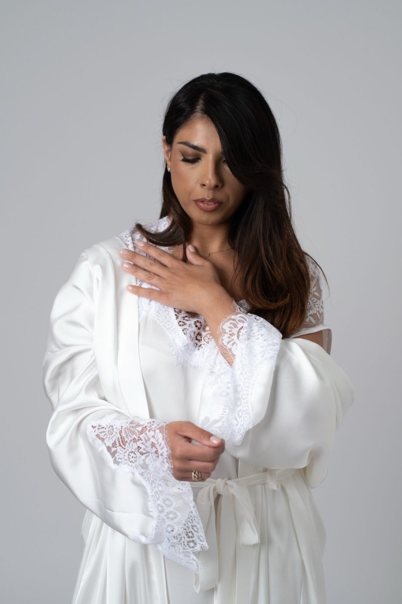 Kimono bride con sottoveste