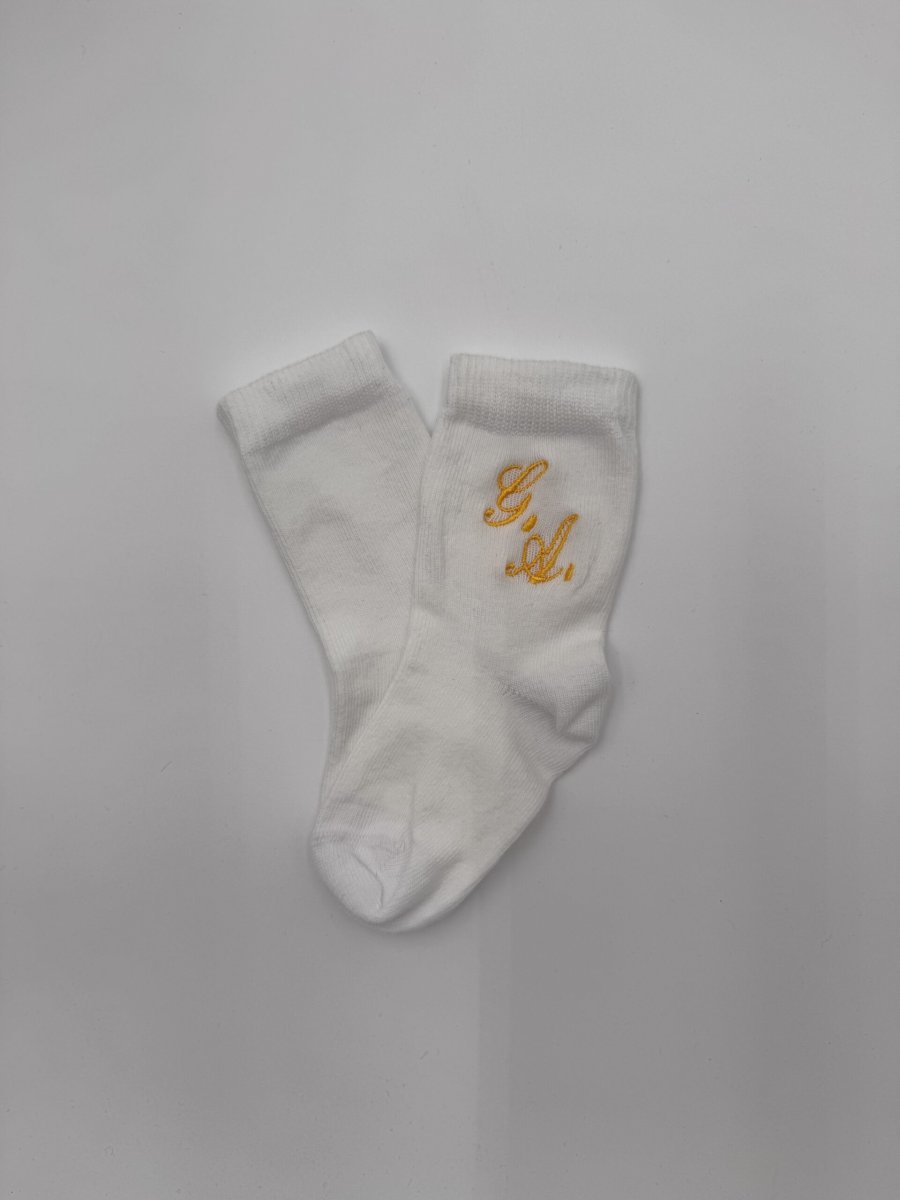 Calzini personalizzati incisione gialla - immagine 2